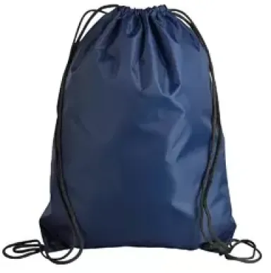 8886 Liberty Bags® Value Drawstring Backpack NAVY front view