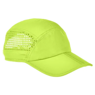 Big Accessories BA657 Foldable Bill Performance Ca in Neon yellow front view
