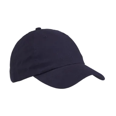 Big Accessories BX001 6-Panel Unstructured Dad Hat in Navy front view