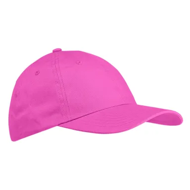 Big Accessories BX001 6-Panel Unstructured Dad Hat in Raspberry front view