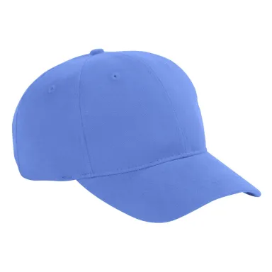 BX002 Big Accessories 6-Panel Brushed Twill Struct in Sail blue front view