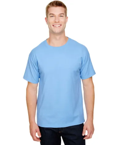 A4 Apparel N3381 Adult  Topflight Heather Performa in Light blue front view