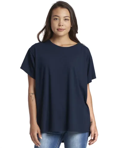 Next Level Apparel N1530 Ladies Ideal Flow T-Shirt in Midnight navy front view