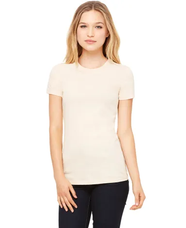 BELLA 6004 Womens Favorite T-Shirt in Soft cream front view