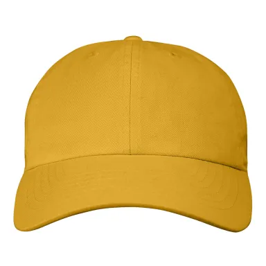 Champion Clothing CA2000 Classic Washed Twill Cap in C gold front view
