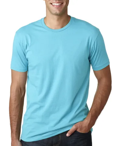 Next Level 3600 T-Shirt in Tahiti blue front view