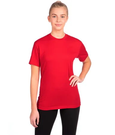 Next Level 6010 Men's Tri-Blend Crew in Red front view