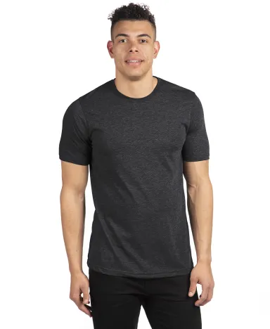 Next Level 6200 Men's Poly/Cotton Tee in Charcoal front view
