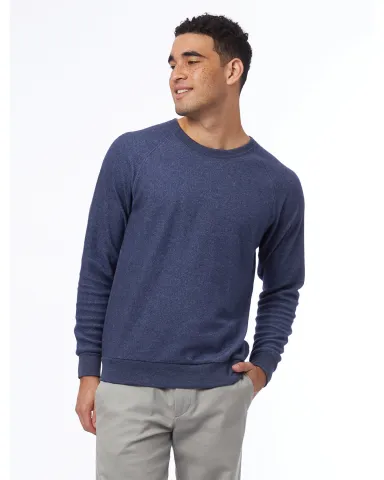 Alternative Apparel 9575RT Men's Champ Eco Teddy S in Eco navy front view