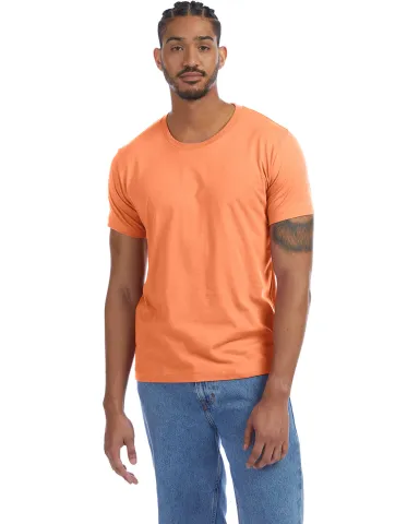 Alternative Apparel 1070 Unisex Go-To T-Shirt in Pumpkin front view