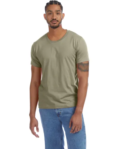 Alternative Apparel 1070 Unisex Go-To T-Shirt in Military front view