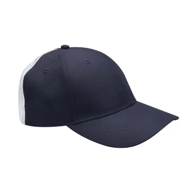 Adams Hats PE105 Adult Contrast Back Stripe Clubho in Navy front view