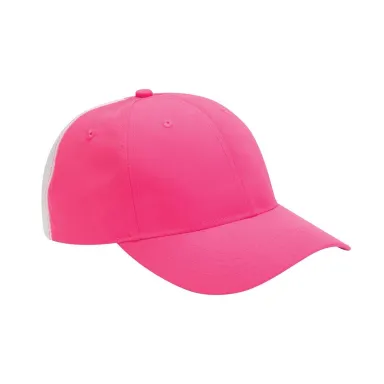 Adams Hats PE105 Adult Contrast Back Stripe Clubho in Pink front view