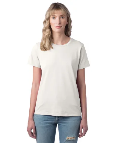 Alternative Apparel 1172 Ladies' Her Go-To T-Shirt in Natural front view
