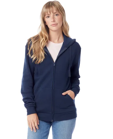 Alternative Apparel 8805PF Unisex Eco-Cozy Fleece  in Midnight navy front view