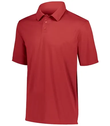 Augusta Sportswear 5018 Youth Vital Polo RED front view