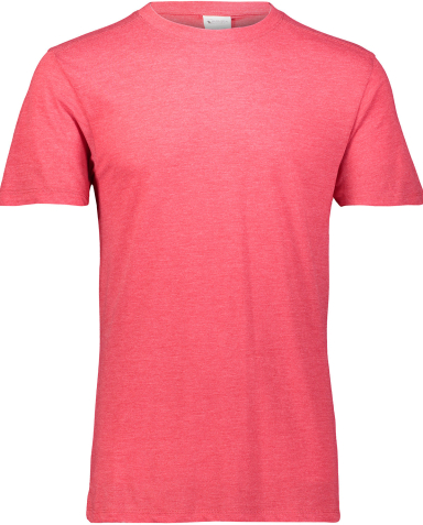 Augusta Sportswear 3065 Adult 3.8 oz., Tri-Blend T in Red heather front view