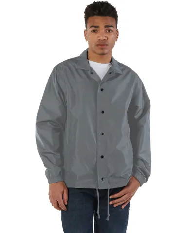Champion Clothing CO126 Men's Coach's Jacket in Graphite front view