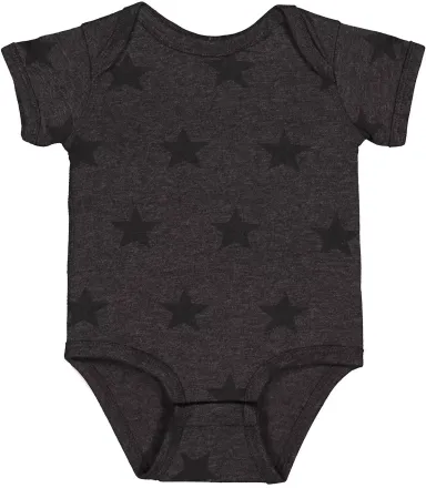 Code V 4329 Infant Five Star Bodysuit SMOKE STAR front view