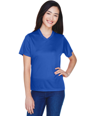 Team 365 TT11W Ladies' Zone Performance T-Shirt in Sport royal front view