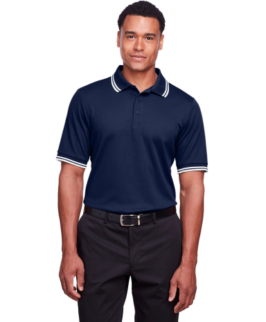 Devon and Jones DG20C Men's CrownLux Performance?? in Navy/ white front view