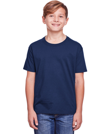 Fruit of the Loom IC47BR Youth ICONIC™ T-Shirt in J navy front view