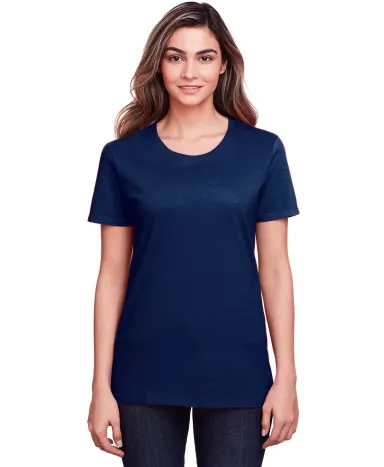 Fruit of the Loom IC47WR Ladies' ICONIC™ T-Shirt J NAVY front view