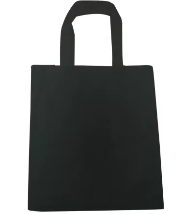 Liberty Bags OAD116 OAD Cotton Canvas Tote BLACK front view