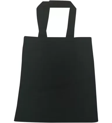 Liberty Bags OAD115 OAD Cotton Canvas Small Tote BLACK front view