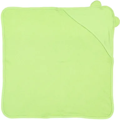 Rabbit Skins 1013 Infant Hooded Terry Cloth Towel  in Key lime front view