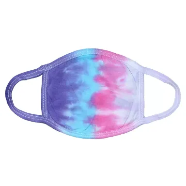 Tie-Dye 9122 Adult Face Mask COTTON CANDY front view