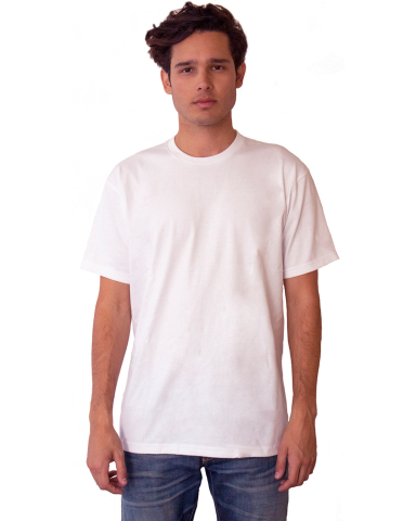 Next Level Apparel 1800 Unisex Ideal Heavyweight C WHITE front view