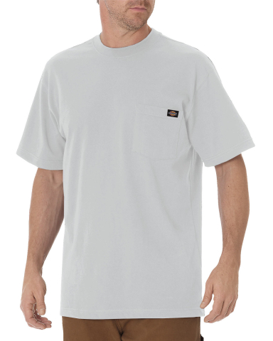 Dickies WS436 Men's Short-Sleeve Pocket T-Shirt in Ash gray front view