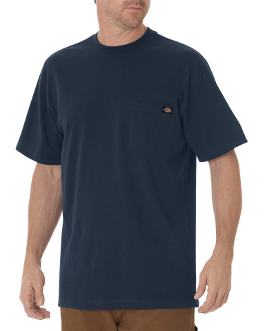 Dickies WS436 Men's Short-Sleeve Pocket T-Shirt in Dark navy front view
