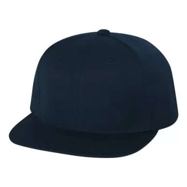 Yupoong-Flex Fit 6089M Adult 6-Panel Structured Fl DARK NAVY front view