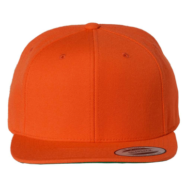Yupoong-Flex Fit 6089M Adult 6-Panel Structured Fl ORANGE front view