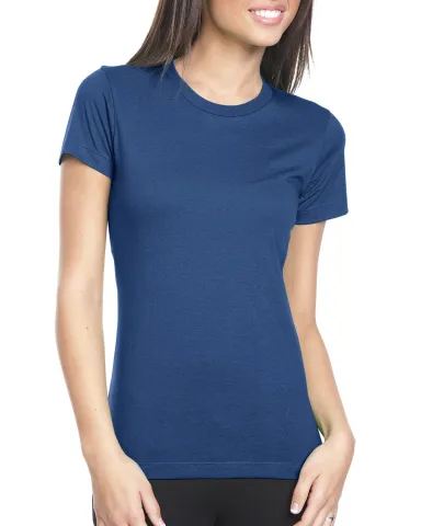 Next Level 3900 Boyfriend Tee  in Cool blue front view