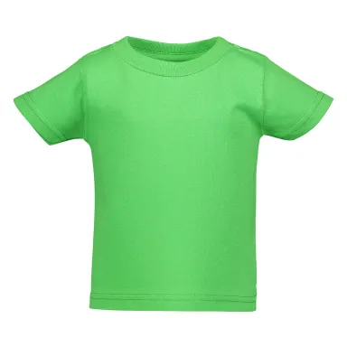 Rabbit Skins 3401 Infant Cotton Jersey T-Shirt in Apple front view