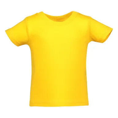 Rabbit Skins 3401 Infant Cotton Jersey T-Shirt in Gold front view