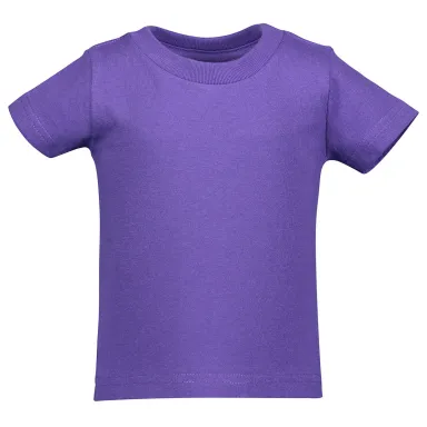 Rabbit Skins 3401 Infant Cotton Jersey T-Shirt in Purple front view