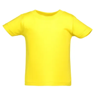 Rabbit Skins 3401 Infant Cotton Jersey T-Shirt in Yellow front view