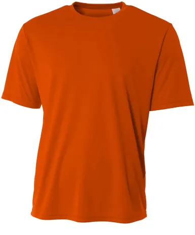 A4 Apparel N3402 Men's Sprint Performance T-Shirt in Athletic orange front view
