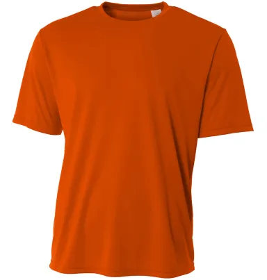 A4 Apparel NB3402 Youth Sprint Performance T-Shirt in Athletic orange front view