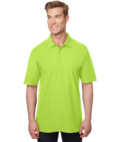 Gildan CP800 Dryblend® Adult CVC Polo in Safety green front view