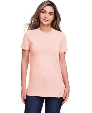Gildan 67000L Ladies' Softstyle CVC T-Shirt in Dusty rose front view