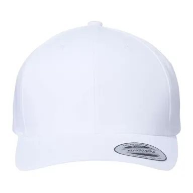 Yupoong-Flex Fit 6389 Cvc Twill Hat WHITE front view