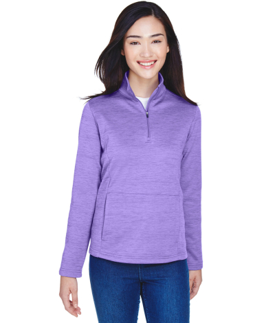 Devon and Jones DG798W Ladies' Newbury Mélange Fl in Grape heather front view