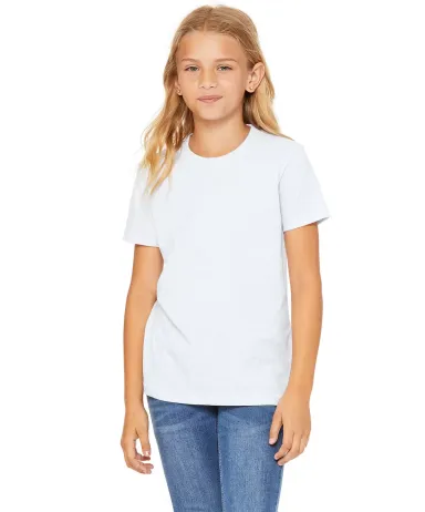 Bella + Canvas 3001Y Youth Jersey T-Shirt ASH front view