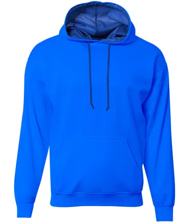 A4 Apparel N4279 Men's Sprint Tech Fleece Hooded S in Royal front view
