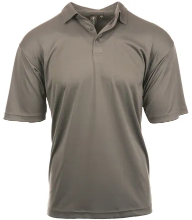 Burnside Clothing 0101 Men's Burn Collection Golf  in Steel front view